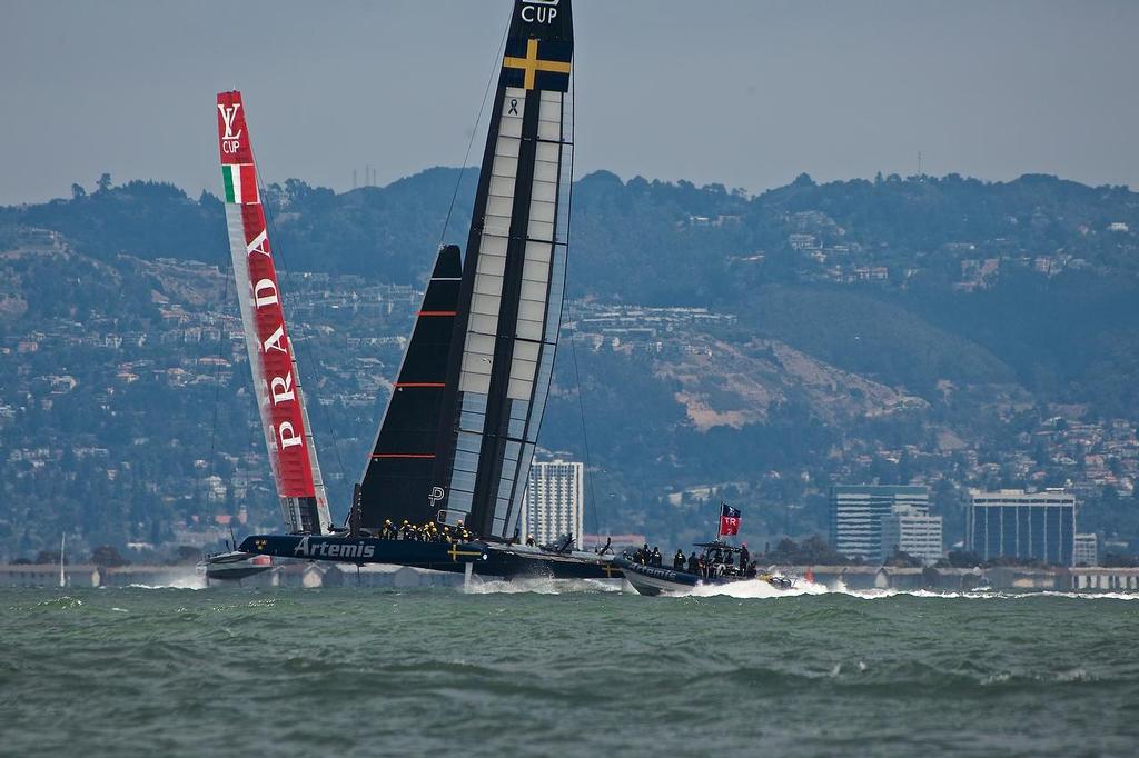  - Louis Vuitton Cup, Semi-Final 1, August 6, 2013 © Chuck Lantz http://www.ChuckLantz.com